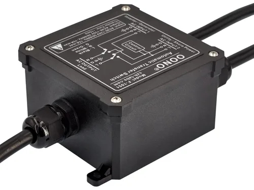 Vista 4 de Interruptor de transferencia automática de 15 amperios AC120V, interruptor de transferencia automática ATS (cables centrales + NEMA 5-15P)