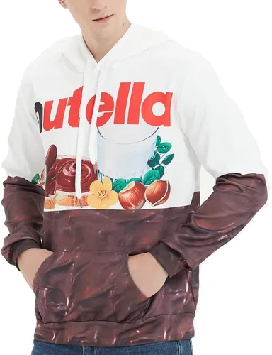 Vista 3 de NEWCOSPLAY Unisex 3D Graphic Hoodies for Men Realistic Digital Print Pullover Hoodie Hooded Sweatshirt