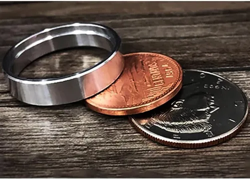 Vista 2 de blue-ther Escocés y Soda (Estados Unidos Medio Dólar) Trucos de magia Moneda Apareciendo Desaparición Mago Mago de Cerca Ilusiones Mentalismo Trucos