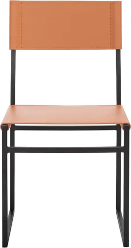 Vista 11 de SAFAVIEH Home Collection Layne Silla de comedor negra para sala de estar (totalmente montada)