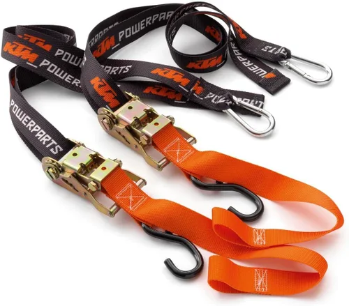 Vista 6 de KTM Juego de amarre suave con clips (ganchos de mosquetón) - U6910047