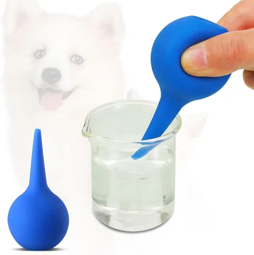 Vista 4 de Zubebe Kit de tubo de alimentación para cachorros, 15 piezas, incluye biberón, pezones, jeringas de enfermería, dispensador de píldoras, 0.3 fl oz