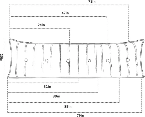 Vista 7 de Almohada de cuña de cama para cabecero,Almohada triangular grande para cabecero,Almohadas de sofá cama para lectura,Almohada larga de terciopelo