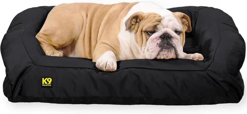 Vista 30 de K9 Ballistics Tough Bolster Cama Sofá Almohada Anidable para Perros para Razas Toy y Extra Pequeñas - Duradera, Resistente al Agua con Funda