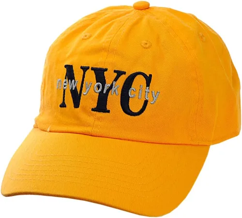 Vista 50 de NYFASHION101 - Gorra unisex ajustable, de perfil bajo, con bordado "New York" 01 Negro
