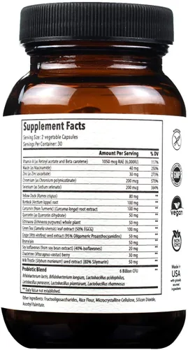 Vista 2 de Paquete de 2 pastillas para el acné con zinc para adultos, píldoras de acné para el acné hormonal, píldoras de zinc para el tratamiento del acné