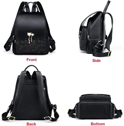 Vista 2 de FOXER - Mochila de piel para mujer
