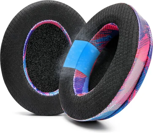 Vista 8 de WC Freeze para Arctis Nova - Almohadillas de gel de refrigeración de tela híbrida de repuesto para Arctis Nova Pro con cable, Nova 7, 5, 4, 3, 1