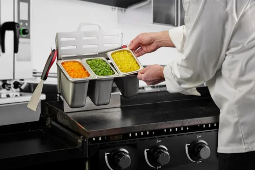 Vista 8 de Chef Master - Bandeja de vapor para estante de plancha 90260, para tamaños de 1/3 1/6 1/9 Sartén de vapor