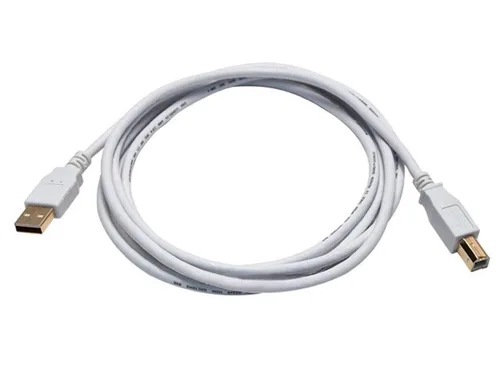 Vista 10 de Monoprice 105436 - Cable USB 2.0 de 0.45 m, de USB 2.0 A macho a B macho 28/24AWG (chapado en oro), color negro