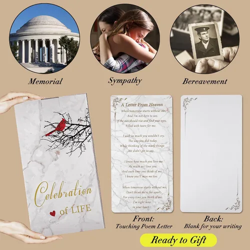 Vista 2 de liantudy Lámpara Conmemorativa Memorial, Regalos de Simpatía para la Pérdida de Mamá/Ser Querido, Regalos de Duelo, Lámpara en Memoria de Ser