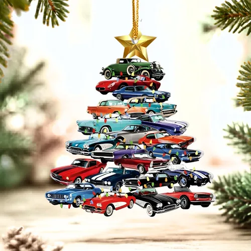 Vista 9 de Familia de Muñecos de Nieve Adorno de Navidad – Feliz Navidad Adorno Colgante de Acrílico – Lindo Adorno Navideño para Árbol, Regalo para Familia