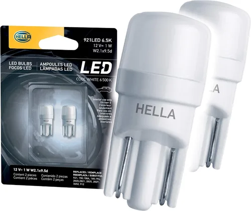 Vista 4 de HELLA Bombillas LED de rendimiento 921LED 5K, 12 V, 1 W, paquete de 2