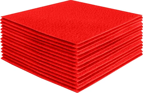Vista 141 de FabricLA Hojas de fieltro acrílico para manualidades, cuadrados de fieltro precortados suaves de 4 x 4 pulgadas (3.9 in x 3.9 in), utiliza hojas
