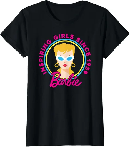 Vista 44 de Barbie - Camiseta inspiradora del 60 aniversario para niñas desde los 59 Negro
