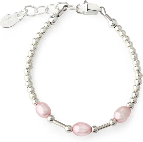 Vista 6 de Cherished Moments Bracelet, .925 Sterling Silver or 14K Gold-Plated Plata perla (5-10 años)