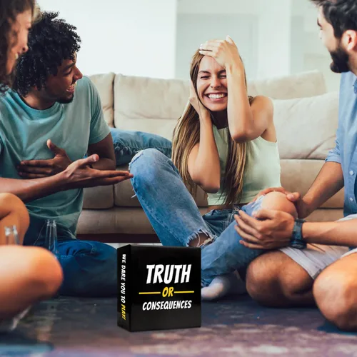 Vista 6 de MY HERO CARDS Juego de cartas Truth or Dare & Consequences para adultos – Más de 250 juegos de cartas para adultos noches de juego con amigos