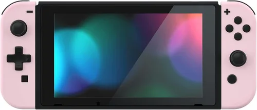Vista 5 de eXtremeRate Dpad Version - Juego completo personalizado de carcasa para Nintendo Switch placa trasera de consola de repuesto carcasa de controlador