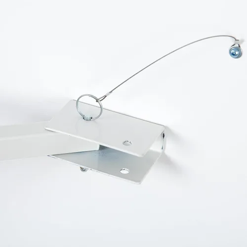 Vista 11 de Flash Furniture Hercules - Mesa plegable (108 x 40 pulgadas), color blanco