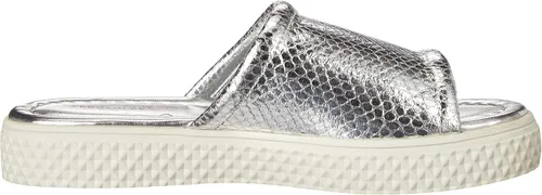 Vista 6 de Aerosoles Sandalia Evon Slide para mujer, Plateado Metálico