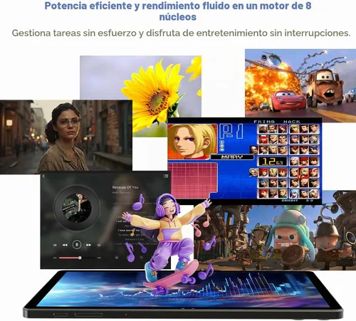 Vista 3 de 2026 La última tableta Android de 11 pulgadas, 18 GB de RAM, 128 GB de ROM, expansión de 1 TB, pantalla 2K, T616 Octa-Core, WiFi 5G, cámara de 13