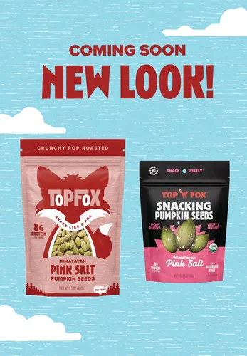 Vista 4 de Top Fox Snacks Semillas de calabaza para comer (Variedad, 3.5 oz) - Snacks sin gluten, snacks de proteínas, snacks keto, paleo y veganos - Tostadas