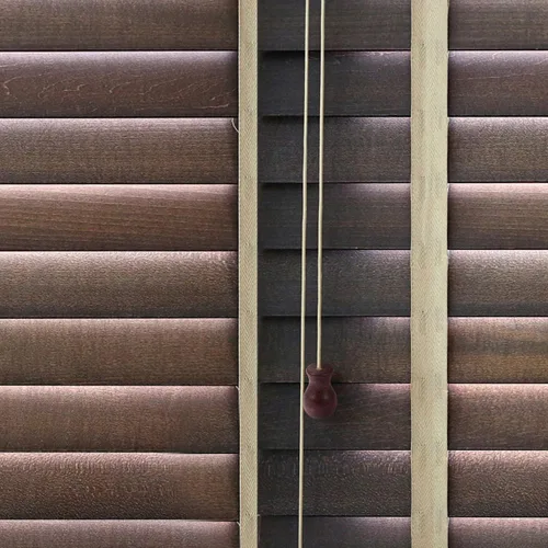 Vista 5 de 12 borlas de cordón de madera para persianas de ventana, pomos elegantes, fáciles de instalar, gotas de cordón de madera marrón para cortinas