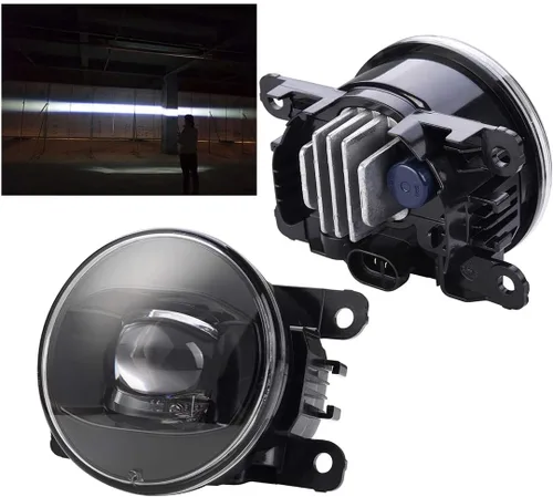 Vista 8 de SIEMID Conjunto de luces antiniebla LED amarillas de 3000 K para Nissa.n Frontier Pathfinder Xterra Titan Leaf y Subar.u Forester Outback Crosstrek