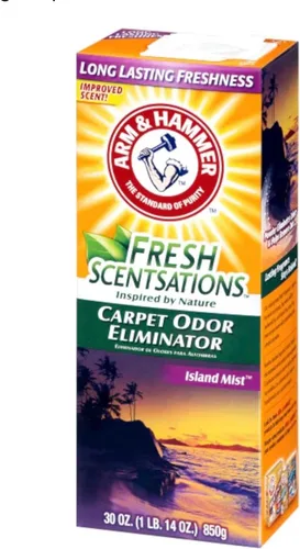 Vista 4 de Arm & Hammer Fresh Sensations Island Mist Eliminador de olores para alfombras de 30 onzas
