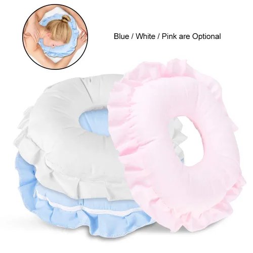 Vista 8 de Dioche Poliéster Face Relax Almohada SPA SPA Masaje Almohada ahuecada Almohada de descanso para siesta Cojín de masaje Almohada de masaje Belleza