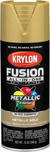 Vista 43 de Krylon Fusion - Pintura en aerosol adhesiva todo en uno para uso en interiores y exteriores, 12 onzas, vidrio de playa