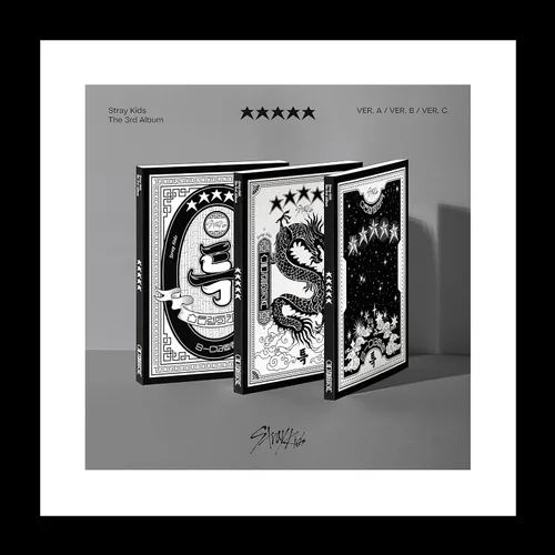 Vista 6 de Stray Kids 5-STAR, El 3er Álbum, CD + Libro de Fotos + Mini Póster en el Envase + Tarjeta de Foto (Set de 8 Versiones en Digipack
