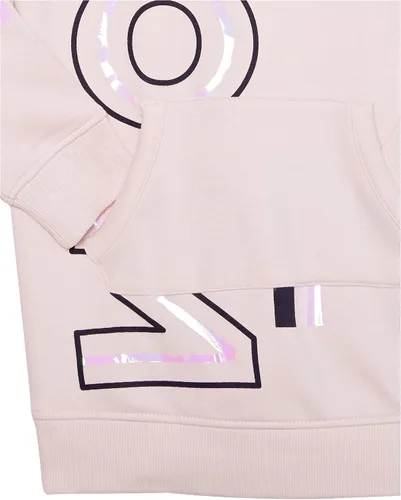 Vista 8 de Tommy Hilfiger Vestido tipo sudadera adaptable para niña con cierre de velcro en los hombros