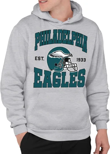 Vista 17 de Junk Food NFL Sudadera con Capucha Pullover Signature unisex para adultos. Ajuste Unisex Relajado.