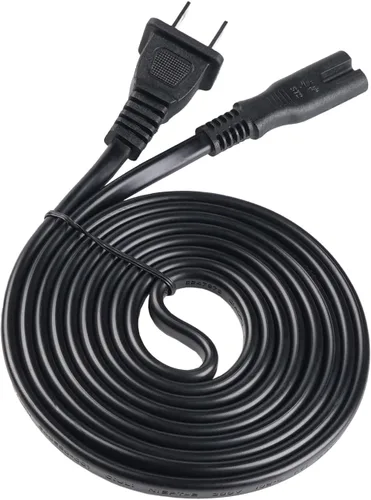 Vista 3 de Cable de alimentación de CA para TCL Roku Sharp Insignia Hisense Smart LED LCD HD TV Cable de alimentación de 2 clavijas