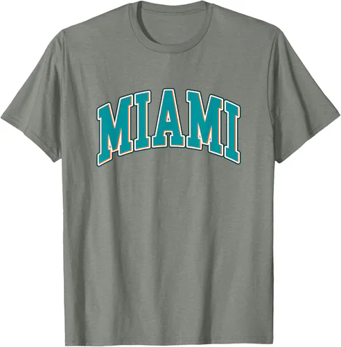 Vista 26 de Miami - Hometown Pride - Diseño retro - Camiseta clásica
