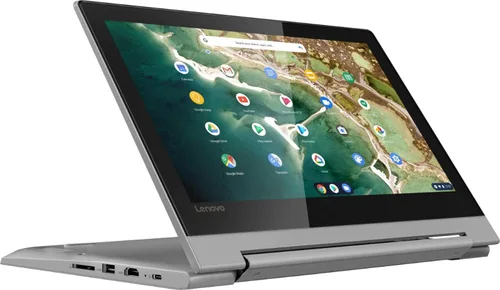 Vista 3 de Lenovo Chromebook Flex 3 2022, pantalla táctil HD 2 en 1 de 11.6 pulgadas para portátiles de negocios y estudiantes, CPU MediaTek MT8173C, 4 GB