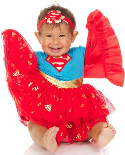 Vista 5 de DC Comics Disfraz de Batgirl para bebés y niñas