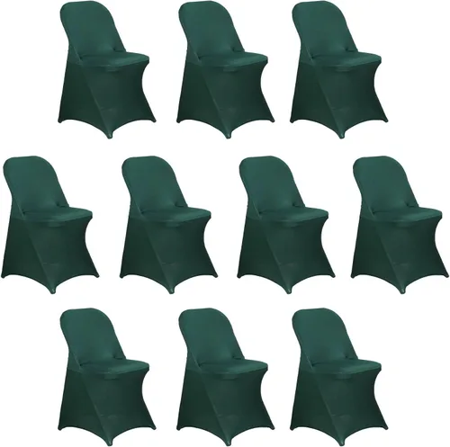 Vista 30 de Efavormart - Funda para silla plegable elástica de elastano, ajustable, para cenas, eventos, bodas, fiestas, banquetes, catering, color beige