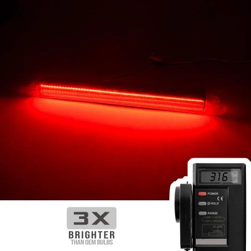 Vista 2 de Tercera tercera luz de freno del coche LED de montaje alto trasera tercera luz de freno lámpara de señal de parada para Nissan X-Trail Xtrail T31