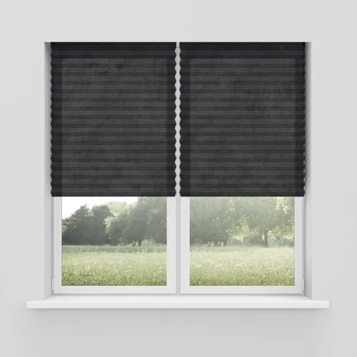 Vista 11 de Foiresoft Persianas de tela plisadas sin herramientas, persianas temporales autoadhesivas, sin taladrar, fáciles de cortar e instalar, recortar