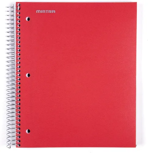 Vista 27 de Mintra Office Cuadernos de Espiral Duraderos, 5 Materias (Hielo Ártico, Rayado Universitario 1pk)