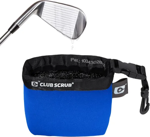Vista 15 de Club Scrub Bolsa de limpieza para palos de golf y pelotas de golf, forro impermeable con tecnología de cara limpia, clip desmontable, lavable a