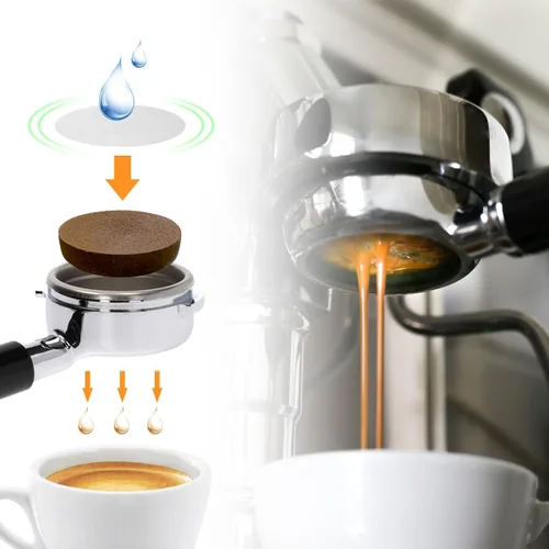 Vista 5 de Aieve Filtro de papel para espresso compatible con la máquina de café espresso Barista Breville, 400 piezas 51 mm Filtro de papel para portafiltro