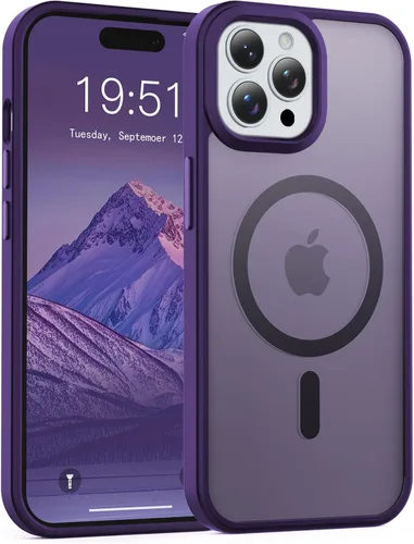 Vista 90 de Funda transparente para iPhone 11 con protector de pantalla, compatible con Magsafe, antiamarilleo, protección de grado militar, a prueba de golpes
