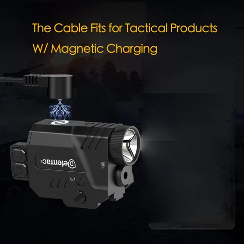 Vista 3 de DEFENTAC Cable de carga magnético USB compatible con productos tácticos con carga magnética