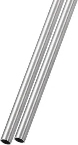 Vista 10 de METALLIXITY Tubo de acero inoxidable 316 (0.039 in de diámetro exterior x 0.006 in de pared T x 9.843 in de largo), 2 piezas, tubo recto