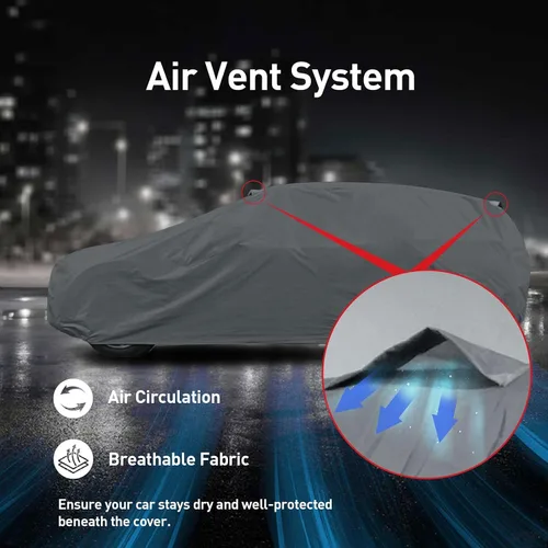 Vista 5 de Supreme - Funda impermeable para camión de protección para todo tipo de clima para Chevrolet Chevy Silverado 1500 Crew Cab 2019-2025 con carcasa