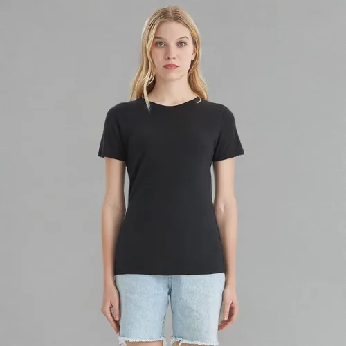 Vista 7 de Merino Protect Camisetas 100% de lana merino para mujer, cuello redondo, manga corta, resistencia al olor, capa base, viajes, senderismo, camiseta