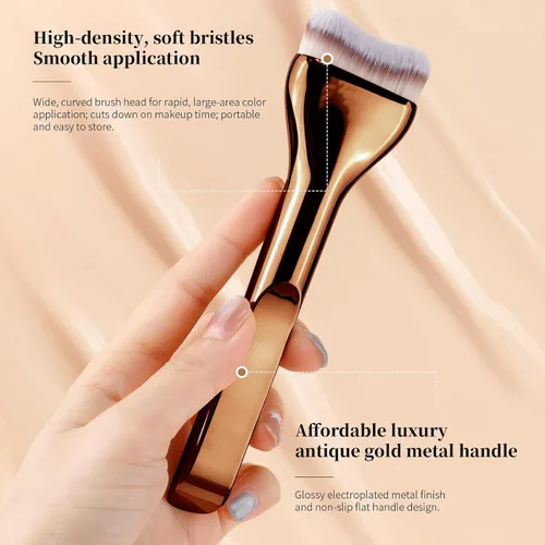 Vista 3 de DUcare Brocha de base plana para maquillaje líquido